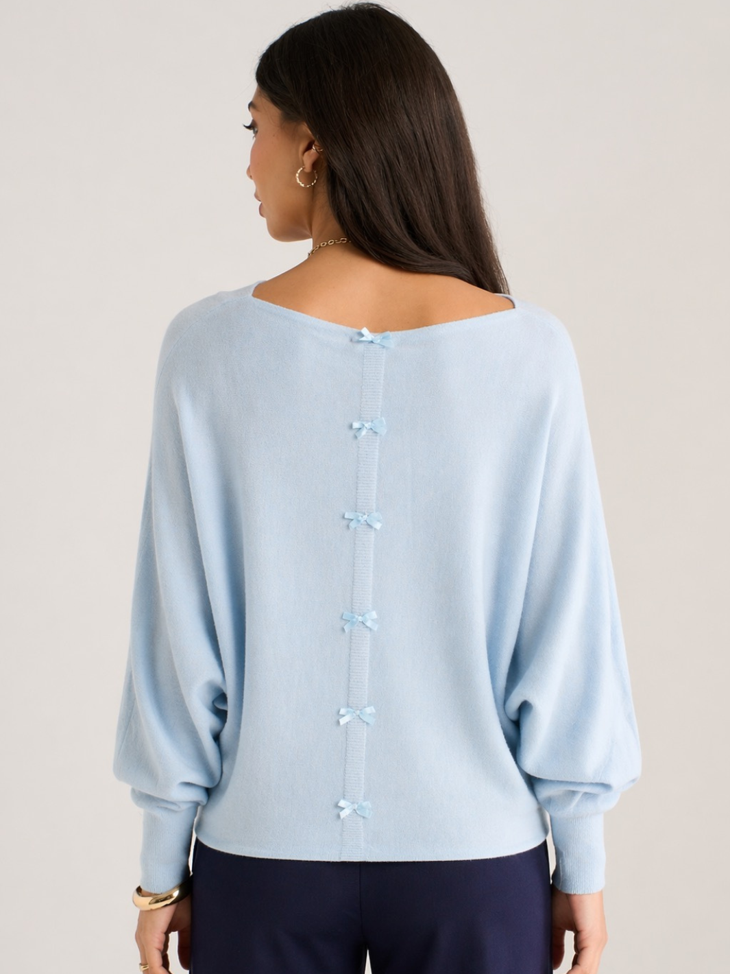 Kate & Pippa Venice Knit in Light Blue-Nicola Ross