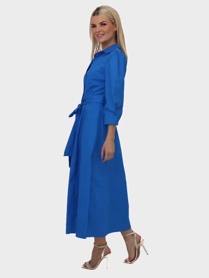 Kate & Pippa Victoria Maxi Dress In Blue-Nicola Ross