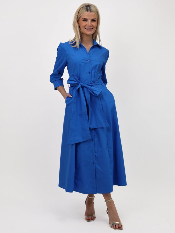 Kate & Pippa Victoria Maxi Dress In Blue-Nicola Ross