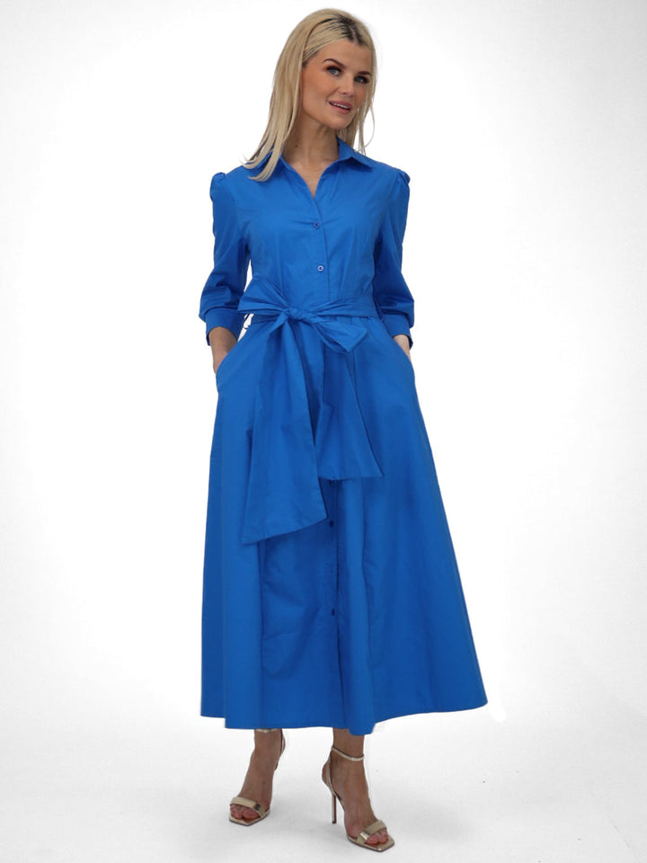 Kate & Pippa Victoria Maxi Dress In Blue-Nicola Ross
