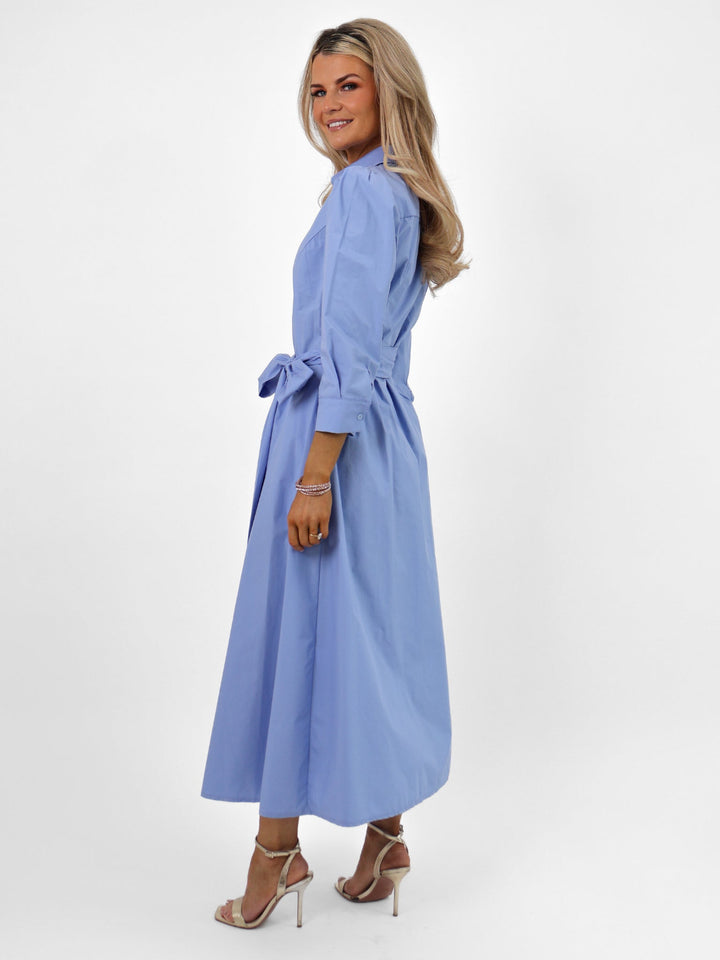 Kate & Pippa Victoria Maxi Dress In Light Blue-Nicola Ross