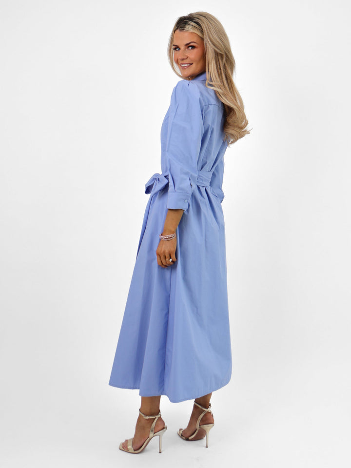 Kate & Pippa Victoria Maxi Dress In Light Blue-Nicola Ross