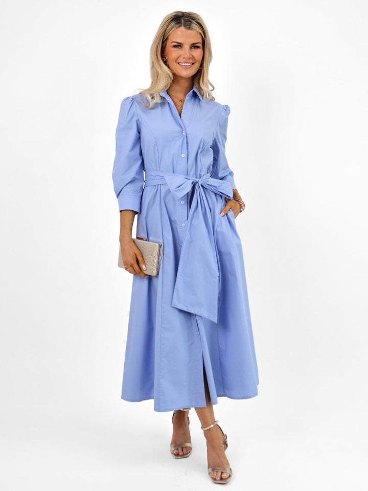 Kate & Pippa Victoria Maxi Dress In Light Blue-Nicola Ross