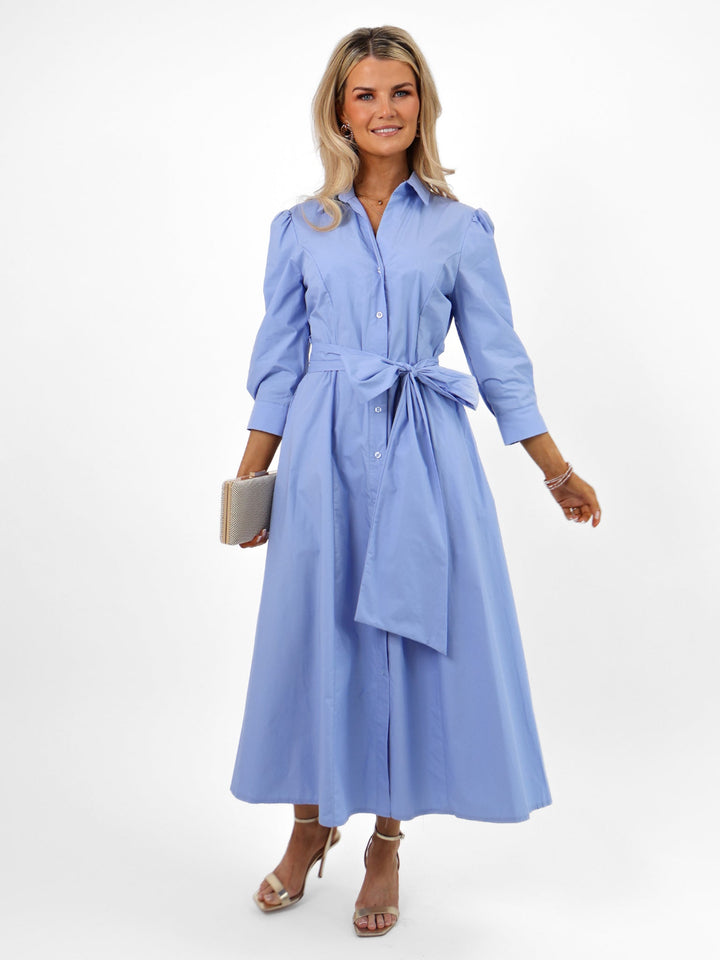 Kate & Pippa Victoria Maxi Dress In Light Blue-Nicola Ross