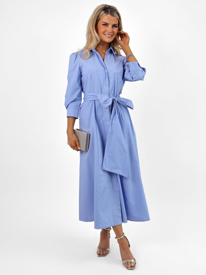 Kate & Pippa Victoria Maxi Dress In Light Blue-Nicola Ross