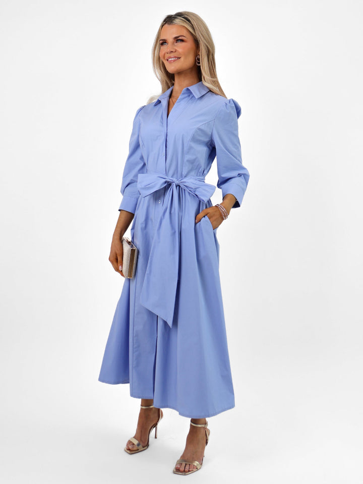 Kate & Pippa Victoria Maxi Dress In Light Blue-Nicola Ross