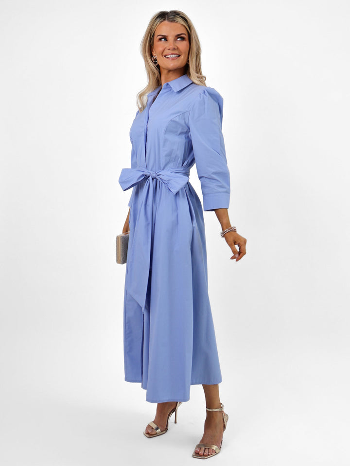 Kate & Pippa Victoria Maxi Dress In Light Blue-Nicola Ross