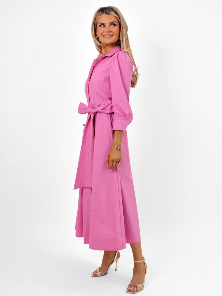 Kate & Pippa Victoria Maxi Dress In Light Pink-Nicola Ross