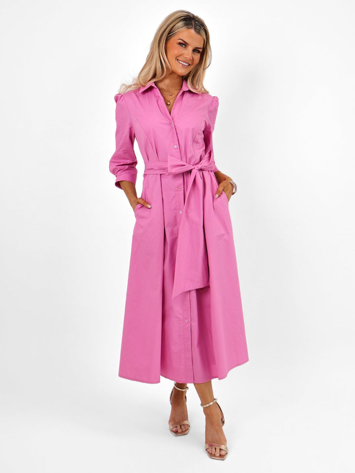 Kate & Pippa Victoria Maxi Dress In Light Pink-Nicola Ross
