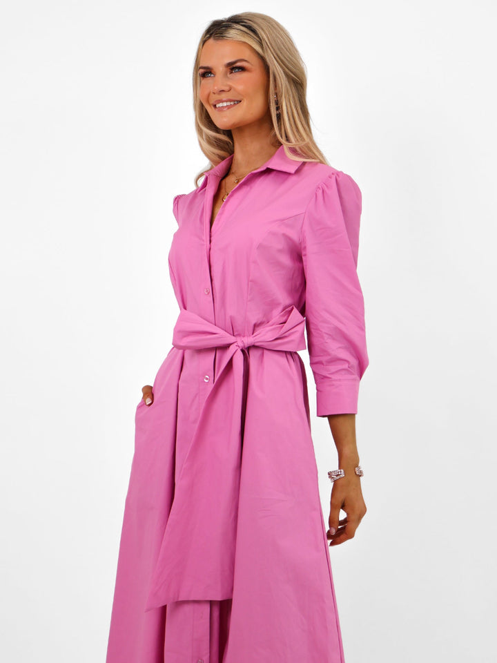 Kate & Pippa Victoria Maxi Dress In Light Pink-Nicola Ross