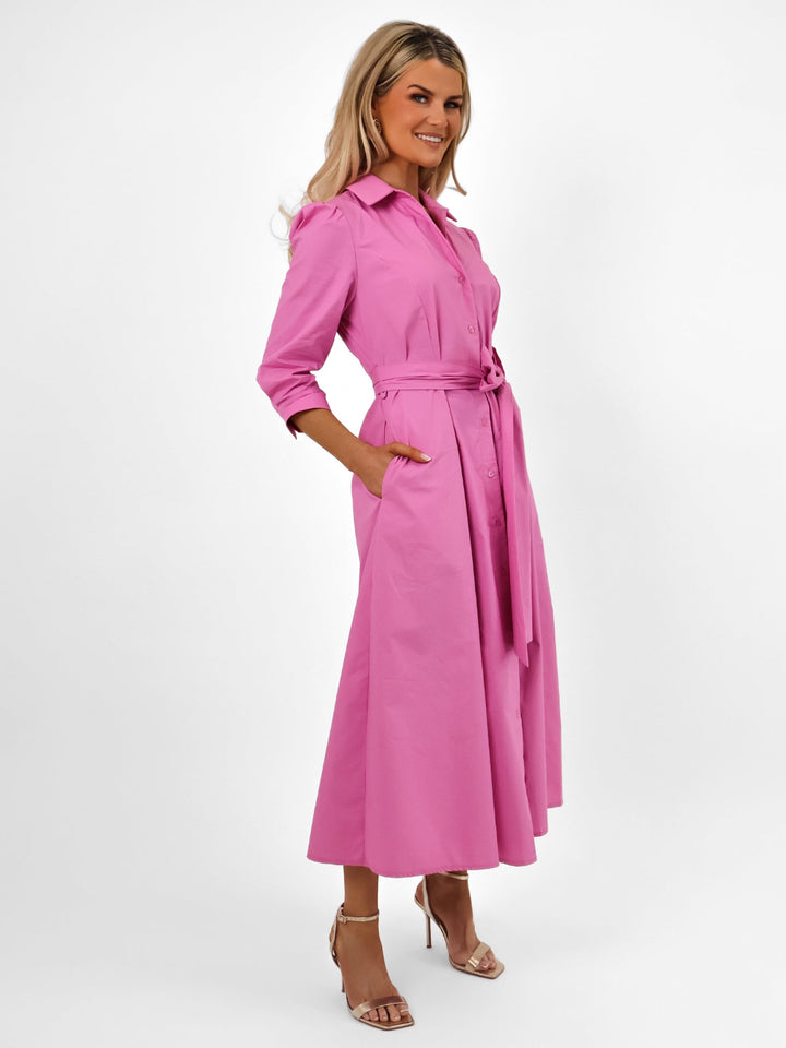 Kate & Pippa Victoria Maxi Dress In Light Pink-Nicola Ross