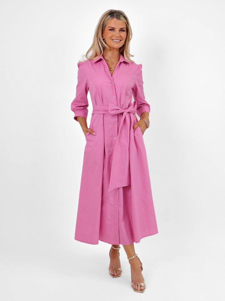 Kate & Pippa Victoria Maxi Dress In Light Pink-Nicola Ross