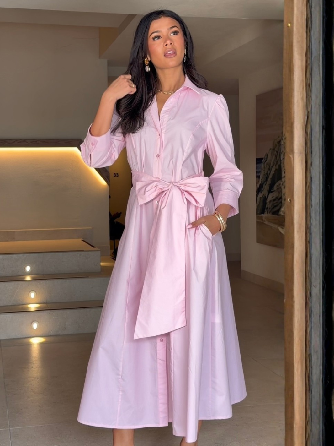 Kate & Pippa Victoria Midi Dress In Light Pink-Occasion Wear-Guest of the wedding-Nicola Ross