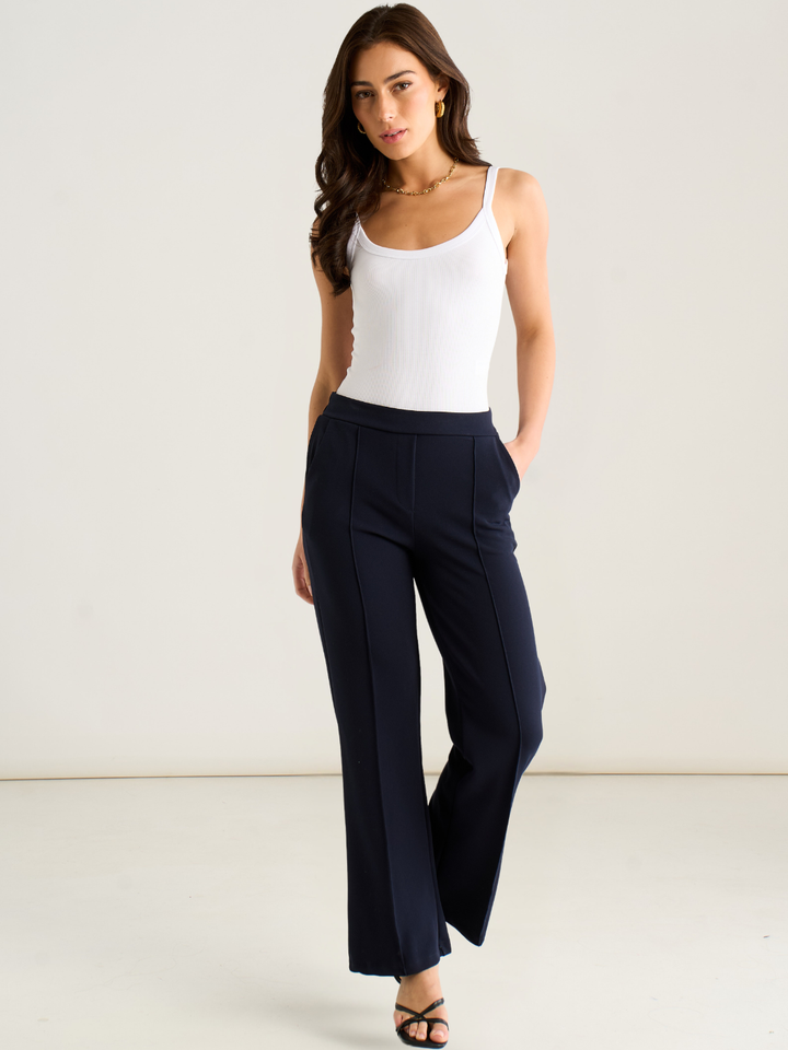 Kate & Pippa Yale Trousers In Midnight Navy-Nicola Ross