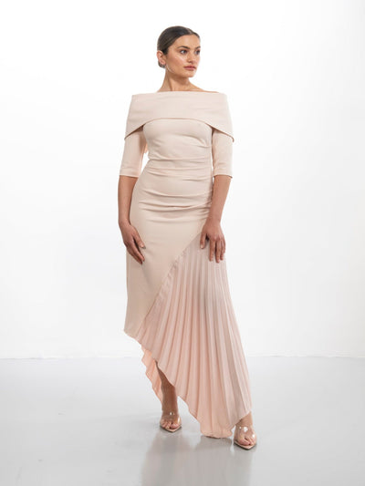 Kevan Jon Kiera Dress - Quartz-Occasion Wear-Guest of the wedding-Nicola Ross