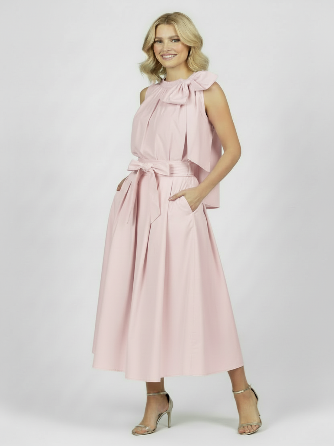 Lil Jen Blair Cotton Skirt In Petal Pink-Nicola Ross