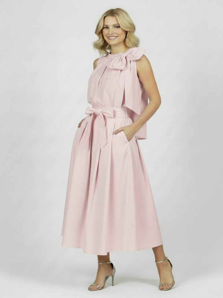 Lil Jen Blair Cotton Skirt In Petal Pink-Nicola Ross
