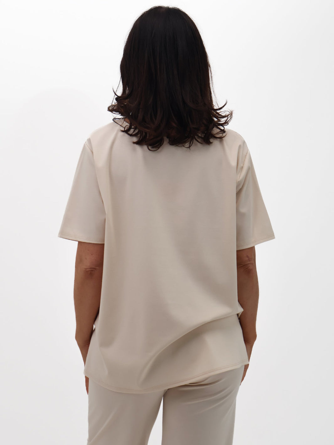 Lil Jen Daisy T-Shirt In Beige-Nicola Ross