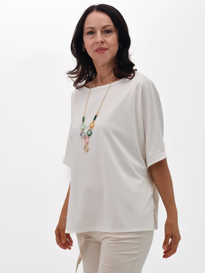Lil Jen Florence Top In Cream-Nicola Ross
