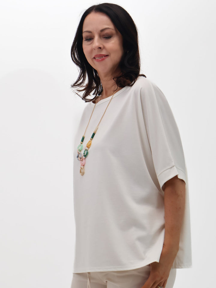 Lil Jen Florence Top In Cream-Nicola Ross