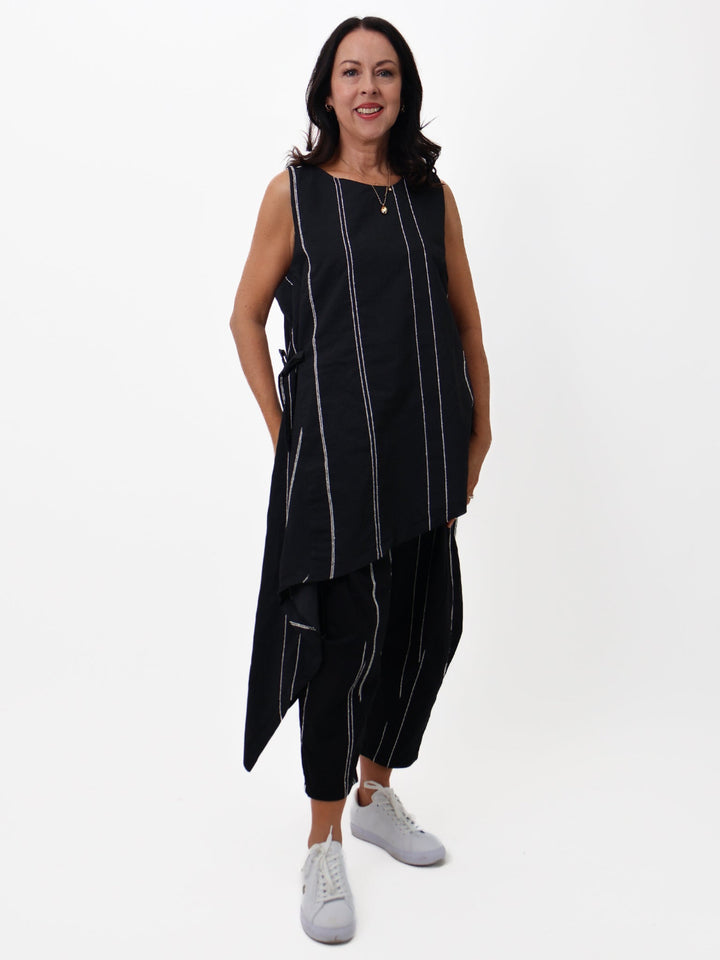 Lil Jen Harley Tunic In Black-Nicola Ross