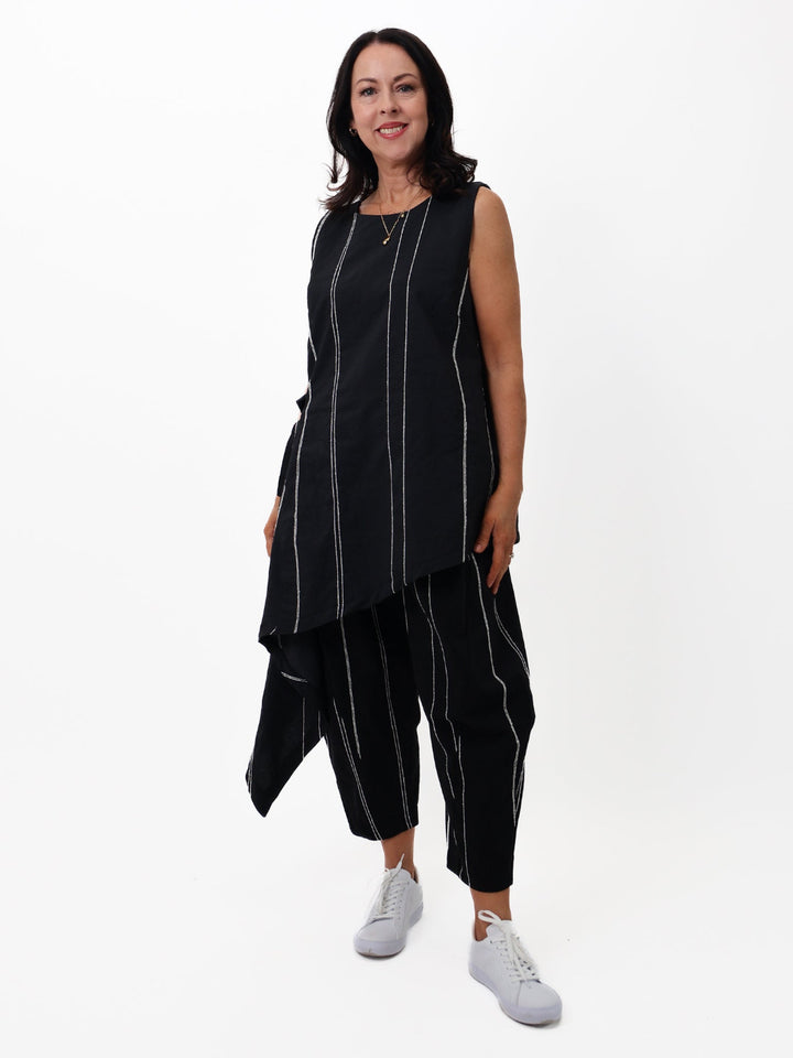Lil Jen Harley Tunic In Black-Nicola Ross