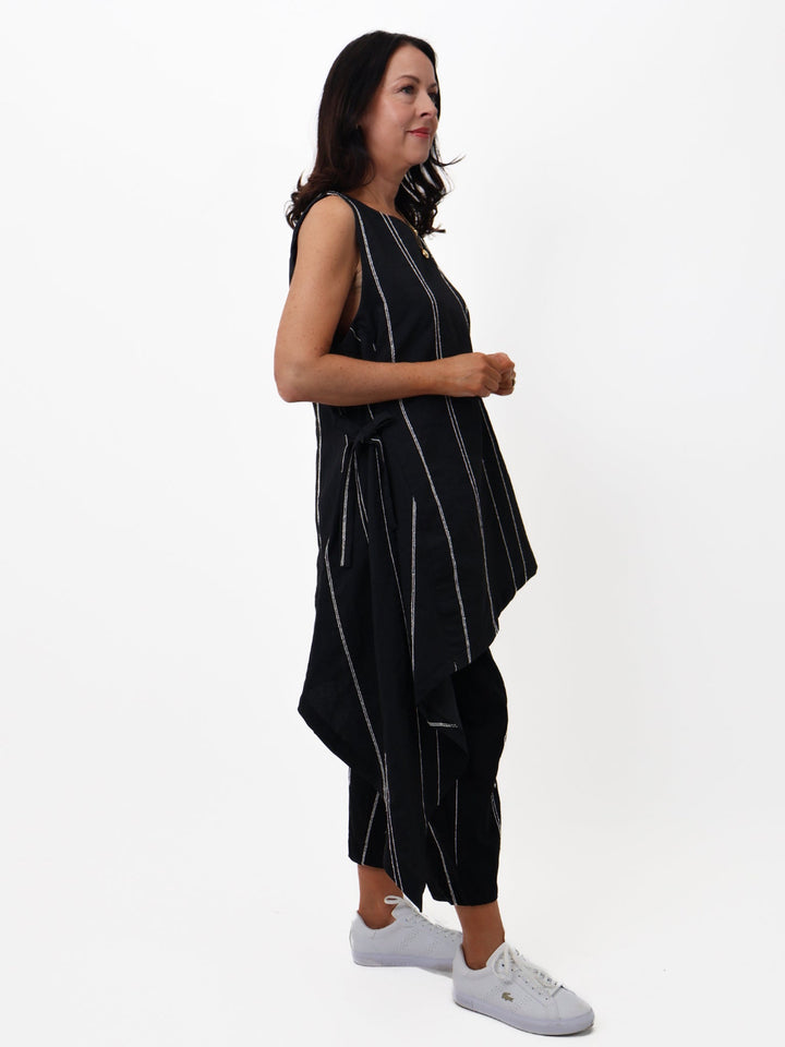Lil Jen Harley Tunic In Black-Nicola Ross