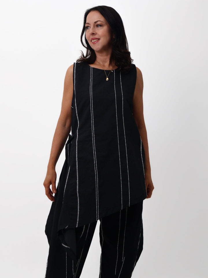 Lil Jen Harley Tunic In Black-Nicola Ross