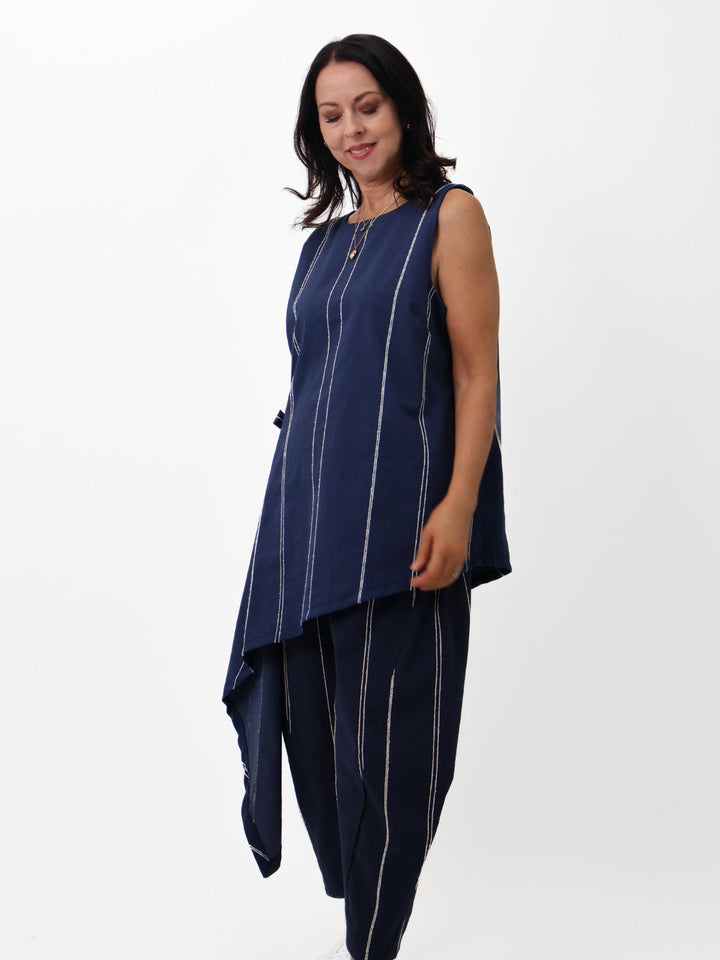 Lil Jen Harley Tunic In Navy-Nicola Ross