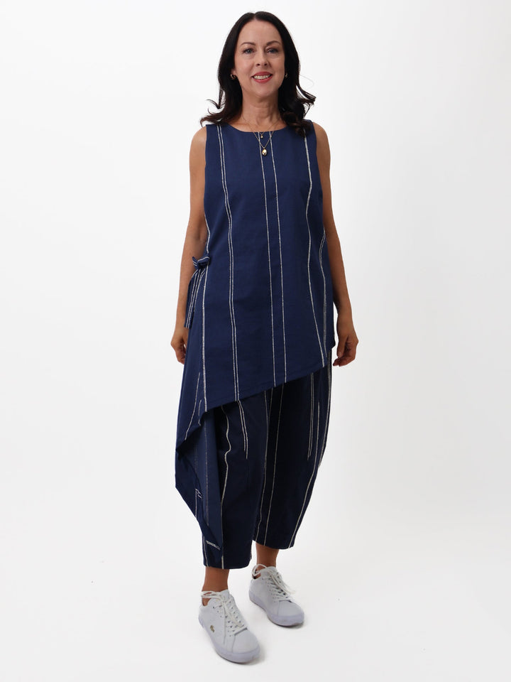 Lil Jen Harley Tunic In Navy-Nicola Ross