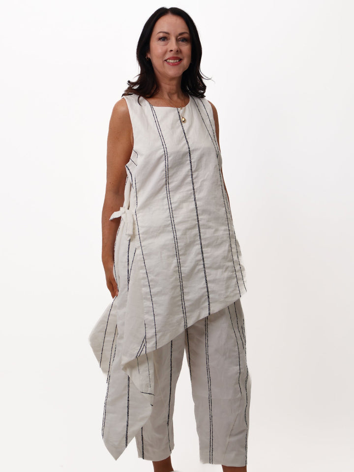 Lil Jen Harley Tunic In White-Nicola Ross