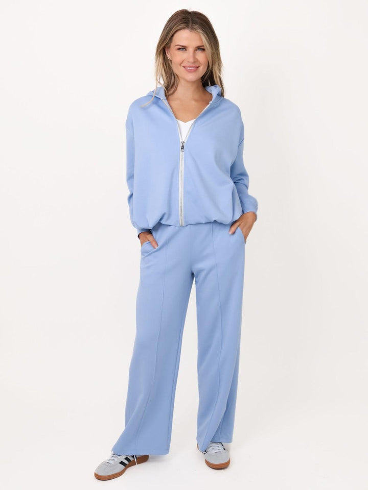 Lil Jen Harper Lounge Trousers In Blue-Nicola Ross
