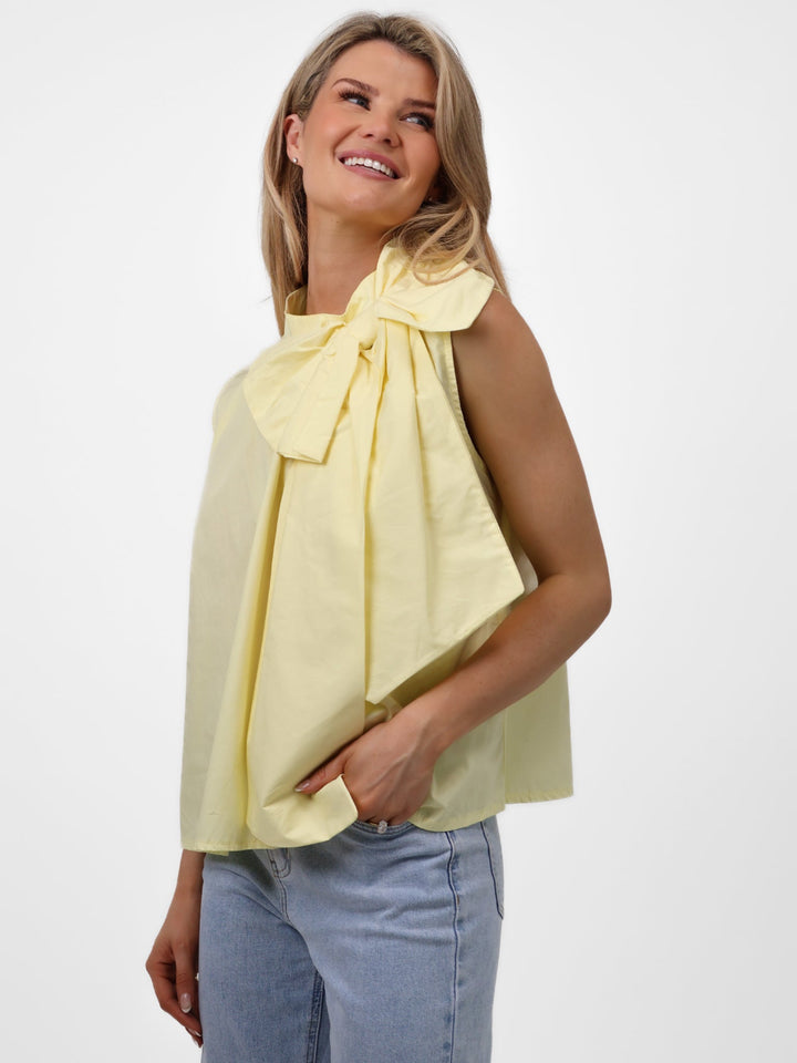 Lil Jen Molly Sleeveless Top In Yellow-Nicola Ross