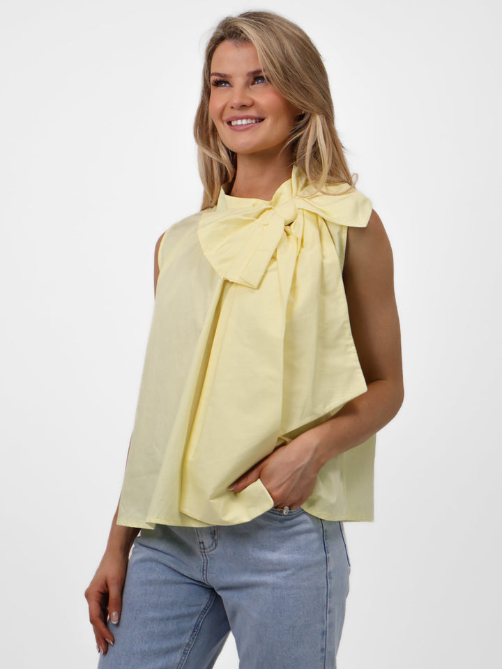 Lil Jen Molly Sleeveless Top In Yellow-Nicola Ross