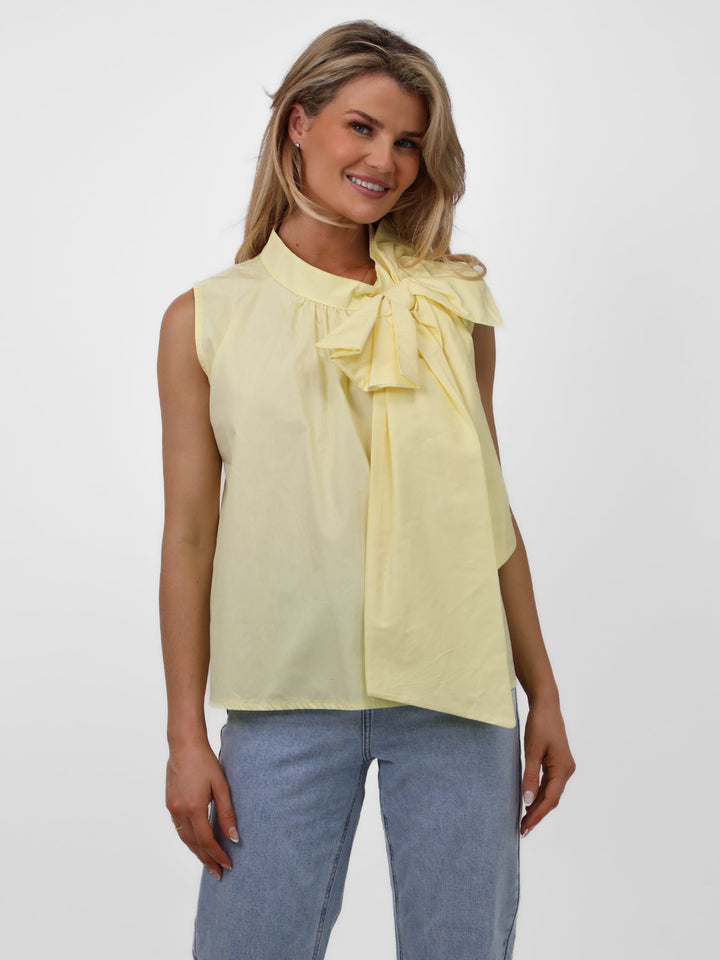 Lil Jen Molly Sleeveless Top In Yellow-Nicola Ross