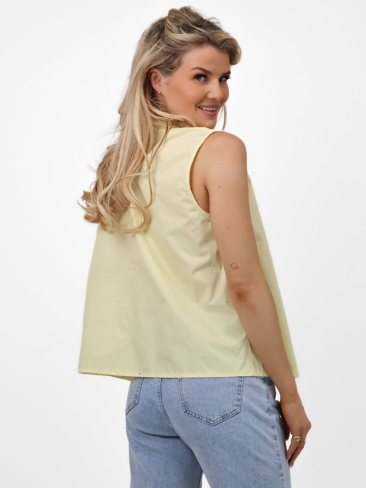 Lil Jen Molly Sleeveless Top In Yellow-Nicola Ross