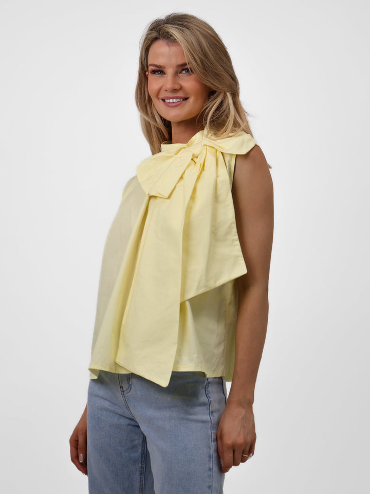 Lil Jen Molly Sleeveless Top In Yellow-Nicola Ross