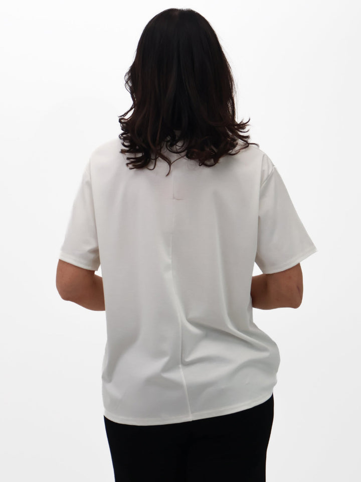 Lil Jen Robyn T-Shirt In Cream-Nicola Ross