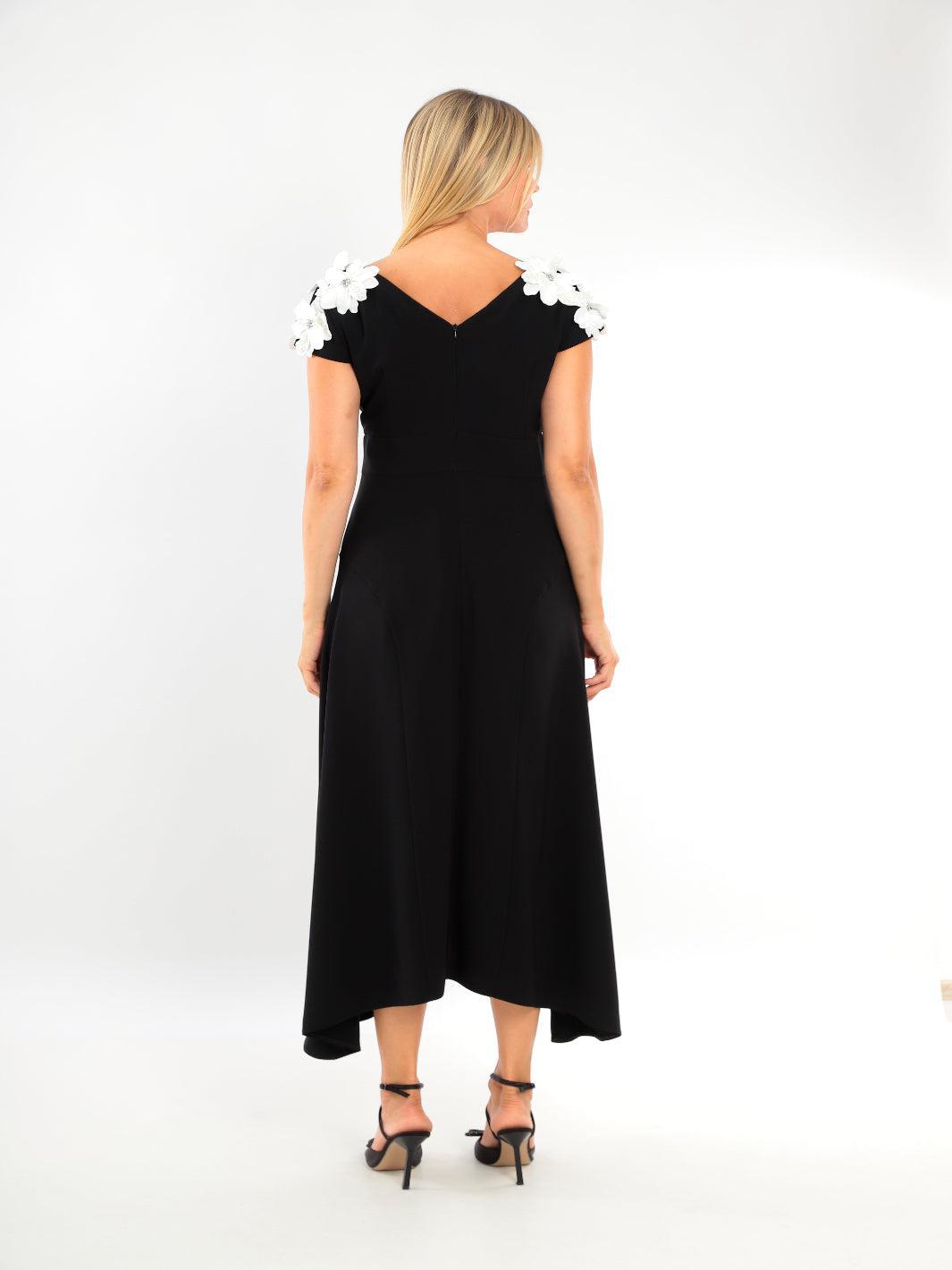 Lizabella Dress 2093-40 In Black-Mother of the bride- mother of the groom -Nicola Ross