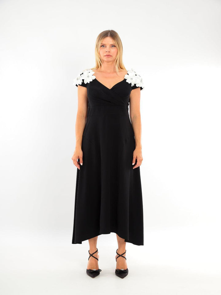 Lizabella Dress 2093-40 In Black-Mother of the bride- mother of the groom -Nicola Ross