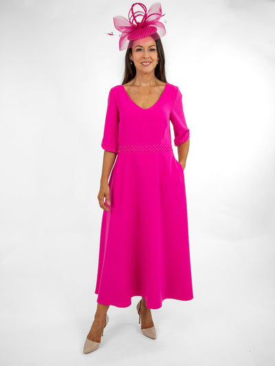 Lizabella Dress 2611 In Hot Pink-Mother of the bride- mother of the groom -Nicola Ross