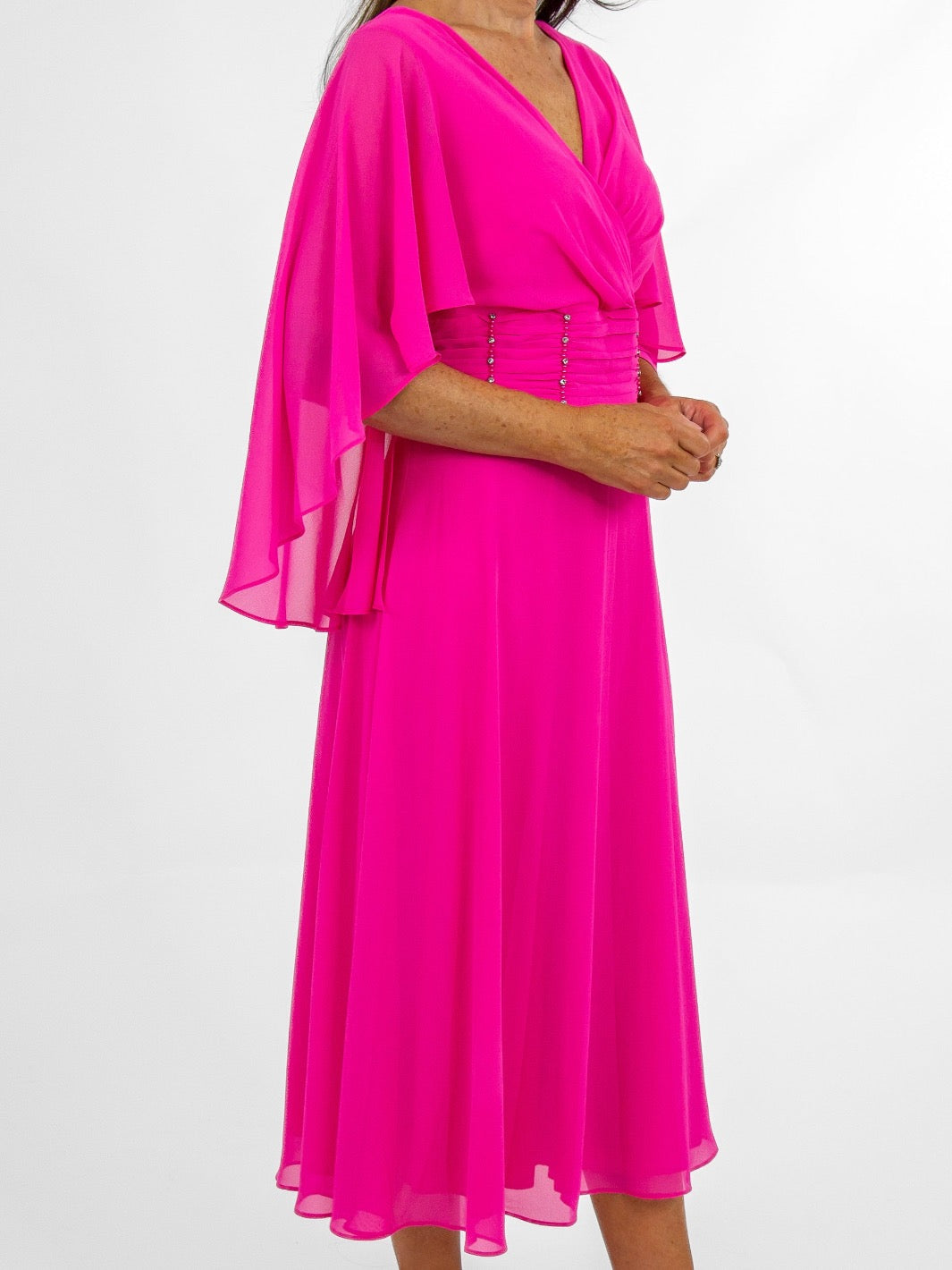 Lizabella Dress 2727 In Hot Pink-Mother of the bride- mother of the groom -Nicola Ross