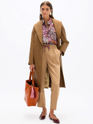 Lola Casademunt Animal Print Shirt In Purple 2615020-Nicola Ross