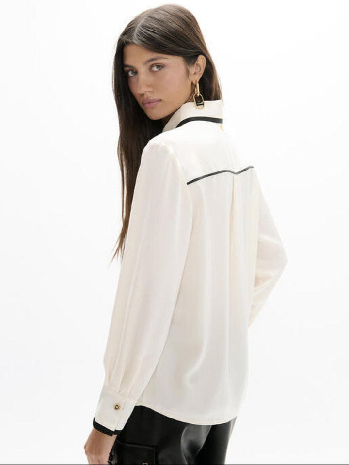 Lola Casademunt Blouse In Cream/Black 2615010-Nicola Ross