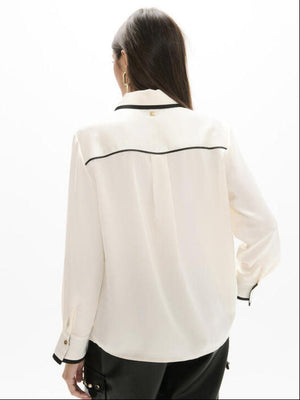 Lola Casademunt Blouse In Cream/Black 2615010-Nicola Ross