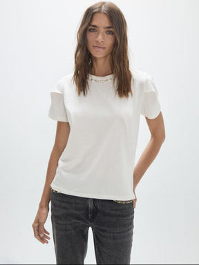 Lola Casademunt Embellished T-Shirt In White 2615026-Nicola Ross