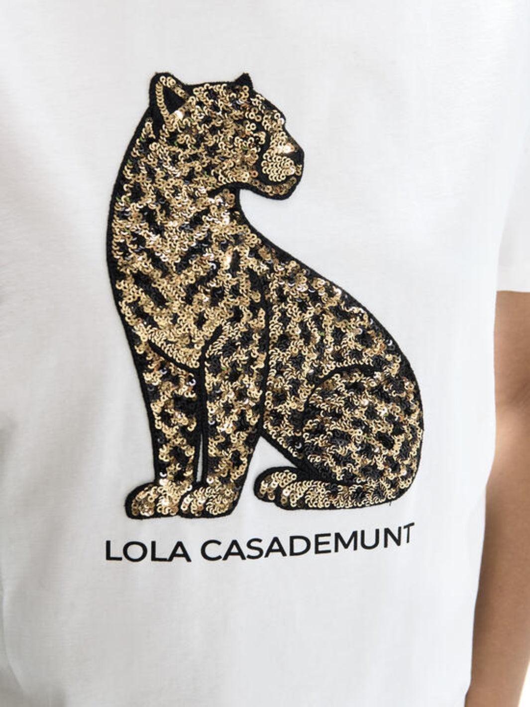 Lola Casademunt Embellished T-Shirt In White 2615043-Nicola Ross