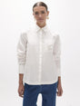 Lola Casademunt Embroidered Cotton Shirt In White 2615019-Nicola Ross
