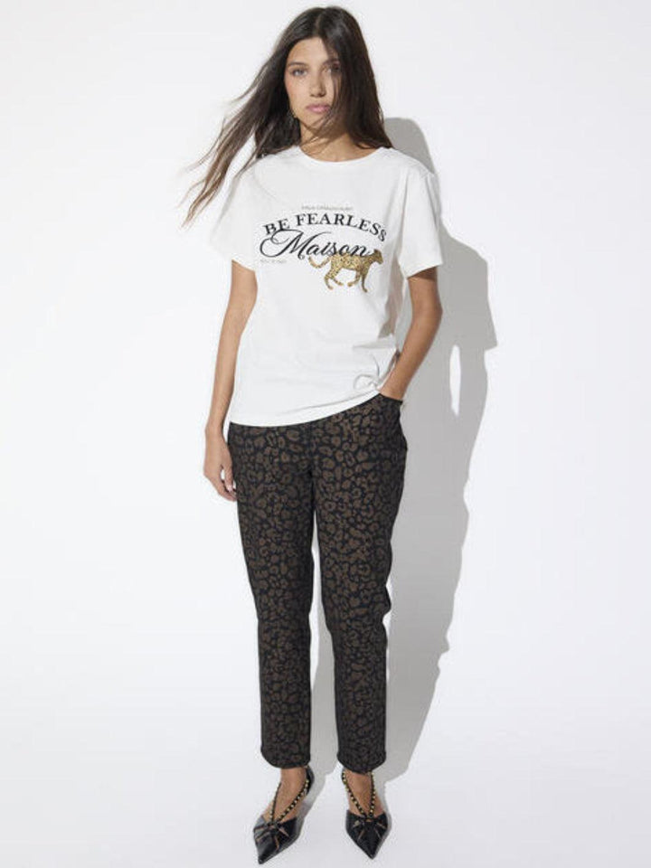 Lola Casademunt Fearless T-Shirt In White 2615012-Nicola Ross