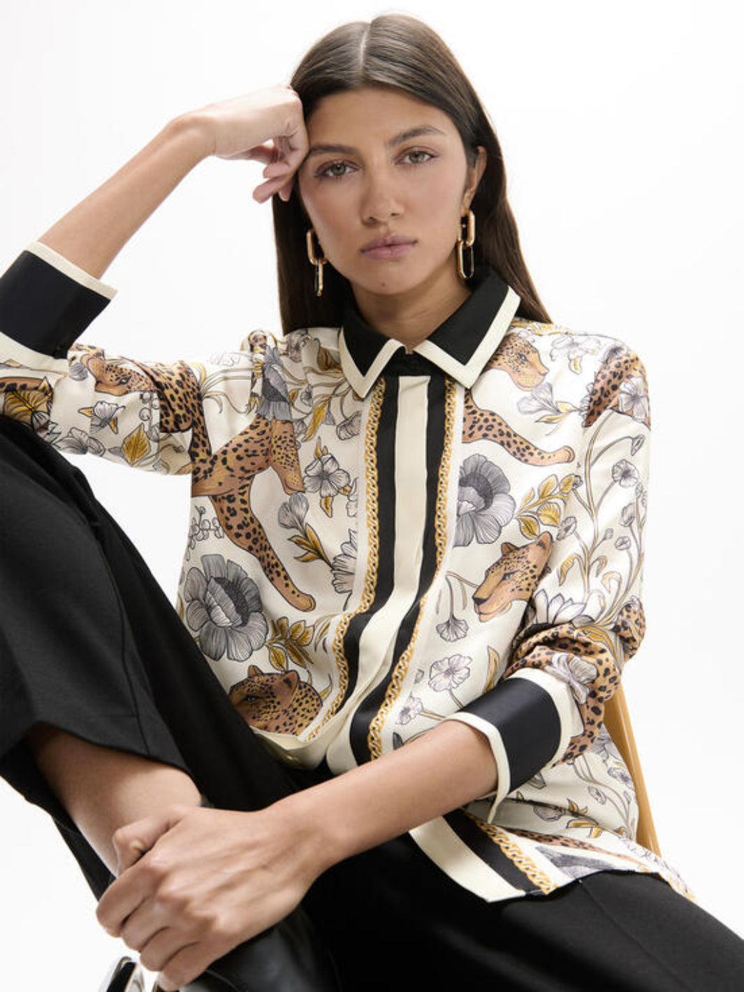 Lola Casademunt Leopard Print Shirt 2615007-Nicola Ross